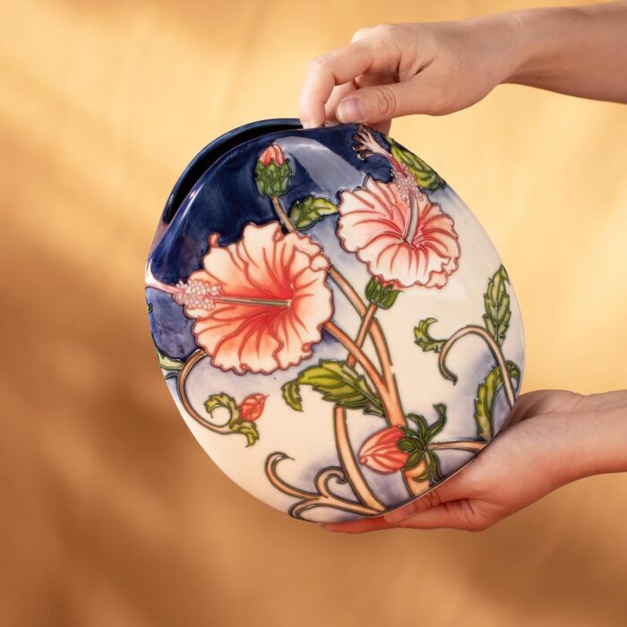 KAMMAK Colored Ceramic Vase, Beautiful Hand-Painted Decorative Vase, Modern Art Porcelain Vase for Flower Mantle Dining Table Centerpiece, Entryway Living Room Wedding...