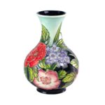 KAMMAK Colored Ceramic Vase, Beautiful Hand-Painted Decorative Vase, Modern Art Porcelain Vase for Flower Mantle Dining Table Centerpiece, Entryway Living Room Wedding...
