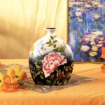 KAMMAK Colored Ceramic Vase, Beautiful Hand-Painted Decorative Vase, Modern Art Porcelain Vase for Flower Mantle Dining Table Centerpiece, Entryway Living Room Wedding...