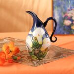 KAMMAK Colored Ceramic Vase, Beautiful Hand-Painted Decorative Vase, Modern Art Porcelain Vase for Flower Mantle Dining Table Centerpiece, Entryway Living Room Wedding...