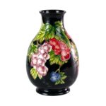 KAMMAK Colored Ceramic Vase, Beautiful Hand-Painted Decorative Vase, Modern Art Porcelain Vase for Flower Mantle Dining Table Centerpiece, Entryway Living Room Wedding...