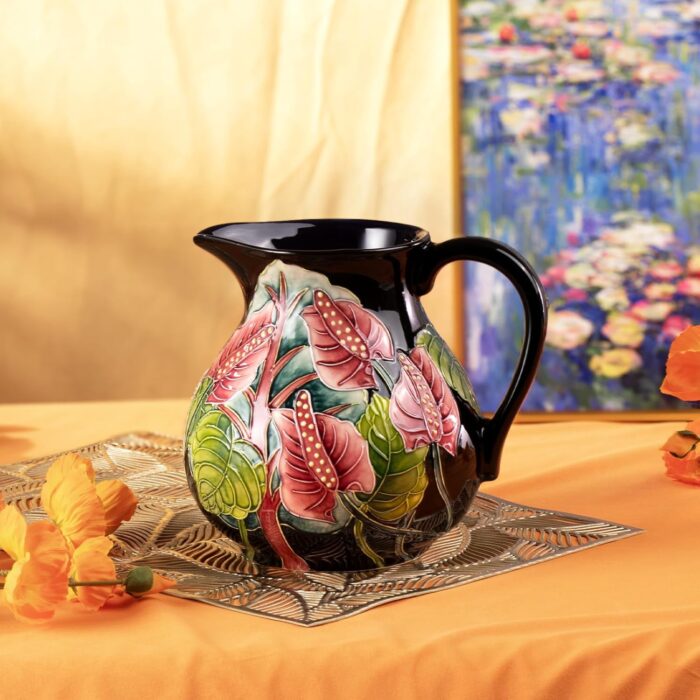 KAMMAK Colored Ceramic Vase, Beautiful Hand-Painted Decorative Vase, Modern Art Porcelain Vase for Flower Mantle Dining Table Centerpiece, Entryway Living Room Wedding...