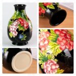 KAMMAK Colored Ceramic Vase, Beautiful Hand-Painted Decorative Vase, Modern Art Porcelain Vase for Flower Mantle Dining Table Centerpiece, Entryway Living Room Wedding...