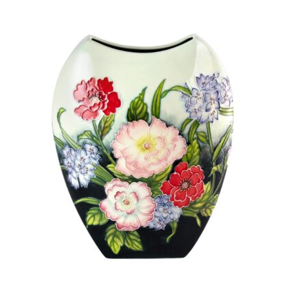 KAMMAK Colored Ceramic Vase, Beautiful Hand-Painted Decorative Vase, Modern Art Porcelain Vase for Flower Mantle Dining Table Centerpiece, Entryway Living Room Wedding...