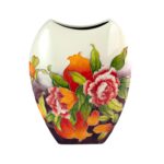 KAMMAK Colored Ceramic Vase, Beautiful Hand-Painted Decorative Vase, Modern Art Porcelain Vase for Flower Mantle Dining Table Centerpiece, Entryway Living Room Wedding...