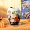 KAMMAK 8HPYZF009 ceramic vase side angle view showing silhouette
