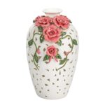 KAMMAK Colored Ceramic Vase, Beautiful Hand-Painted Decorative Vase, Modern Art Porcelain Vase for Flower Mantle Dining Table Centerpiece, Entryway Living Room Wedding...