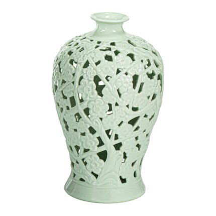 KAMMAK Colored Ceramic Vase, Beautiful Hand-Painted Decorative Vase, Modern Art Porcelain Vase for Flower Mantle Dining Table Centerpiece, Entryway Living Room Wedding...