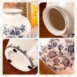 KAMMAK Colored Ceramic Vase, Beautiful Hand-Painted Decorative Vase, Modern Art Porcelain Vase for Flower Mantle Dining Table Centerpiece, Entryway Living Room Wedding...