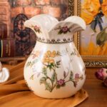 KAMMAK Colored Ceramic Vase, Beautiful Hand-Painted Decorative Vase, Modern Art Porcelain Vase for Flower Mantle Dining Table Centerpiece, Entryway Living Room Wedding...