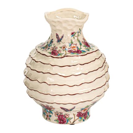 KAMMAK Colored Ceramic Vase, Beautiful Hand-Painted Decorative Vase, Modern Art Porcelain Vase for Flower Mantle Dining Table Centerpiece, Entryway Living Room Wedding...
