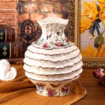 KAMMAK Colored Ceramic Vase, Beautiful Hand-Painted Decorative Vase, Modern Art Porcelain Vase for Flower Mantle Dining Table Centerpiece, Entryway Living Room Wedding...