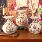 KAMMAK Colored Ceramic Vase, Beautiful Hand-Painted Decorative Vase, Modern Art Porcelain Vase for Flower Mantle Dining Table Centerpiece, Entryway Living Room Wedding...