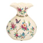 KAMMAK Colored Ceramic Vase, Beautiful Hand-Painted Decorative Vase, Modern Art Porcelain Vase for Flower Mantle Dining Table Centerpiece, Entryway Living Room Wedding...