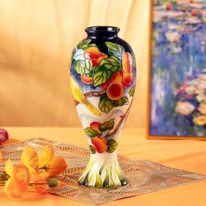 KAMMAK Colored Ceramic Vase, Beautiful Hand-Painted Decorative Vase, Modern Art Porcelain Vase for Flower Mantle Dining Table Centerpiece, Entryway Living Room Wedding...