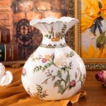 KAMMAK Colored Ceramic Vase, Beautiful Hand-Painted Decorative Vase, Modern Art Porcelain Vase for Flower Mantle Dining Table Centerpiece, Entryway Living Room Wedding...