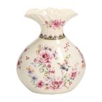 KAMMAK Colored Ceramic Vase, Beautiful Hand-Painted Decorative Vase, Modern Art Porcelain Vase for Flower Mantle Dining Table Centerpiece, Entryway Living Room Wedding...