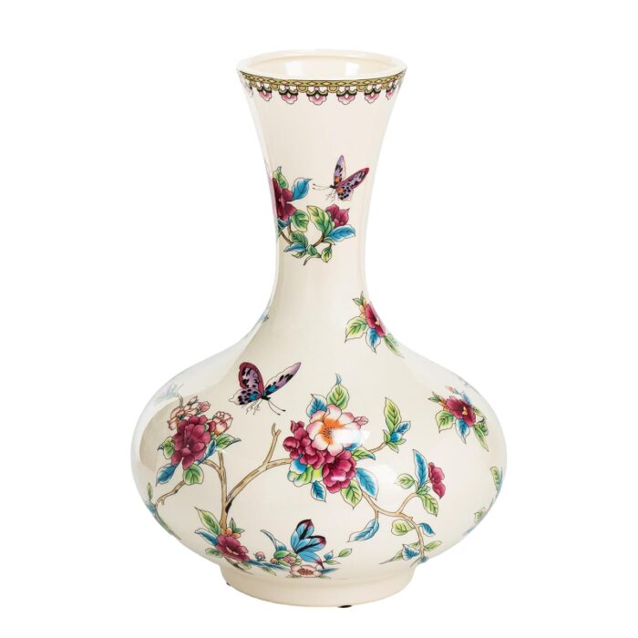 KAMMAK Colored Ceramic Vase, Beautiful Hand Painted Decorative Vase, Modern Art Porcelain Vase for Flower Mantle Dining Table Centerpiece, Entryway Living Room Wedding... KAMMAK Colored Ceramic Vase, Beautiful Hand-Painted Decorative Vase, Modern Art Porcelain Vase for Flower Mantle Dining Table Centerpiece, Entryway Living Room Wedding...