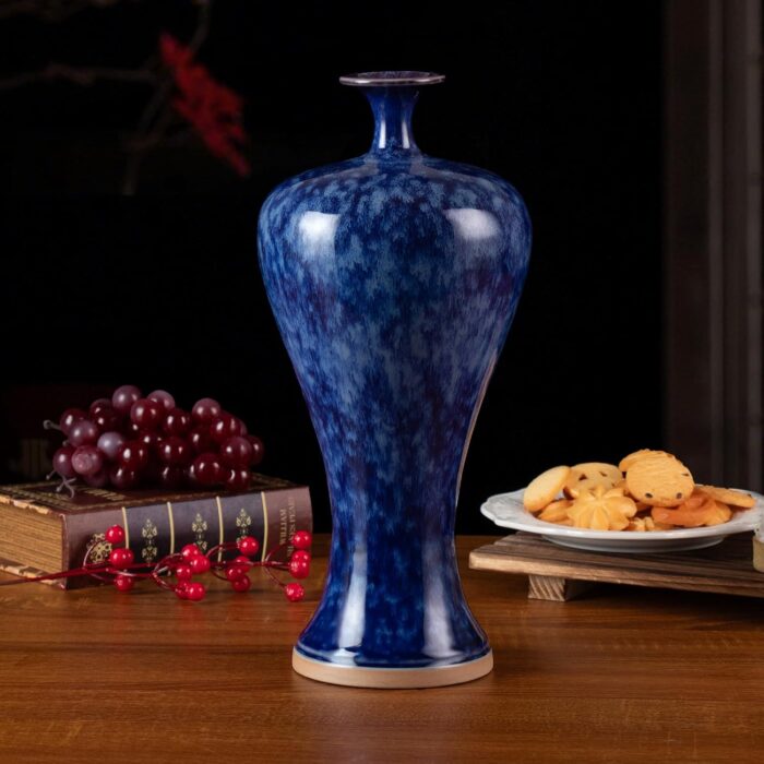 KAMMAK Colored Ceramic Vase, Beautiful Hand-Painted Decorative Vase, Modern Art Porcelain Vase for Flower Mantle Dining Table Centerpiece, Entryway Living Room Wedding...