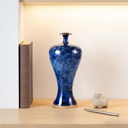 KAMMAK Colored Ceramic Vase, Beautiful Hand-Painted Decorative Vase, Modern Art Porcelain Vase for Flower Mantle Dining Table Centerpiece, Entryway Living Room Wedding...