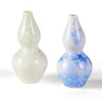 KAMMAK Colored Ceramic Vase, Beautiful Hand-Painted Decorative Vase, Modern Art Porcelain Vase for Flower Mantle Dining Table Centerpiece, Entryway Living Room Wedding...