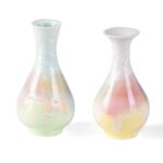 KAMMAK Colored Ceramic Vase, Beautiful Hand-Painted Decorative Vase, Modern Art Porcelain Vase for Flower Mantle Dining Table Centerpiece, Entryway Living Room Wedding...