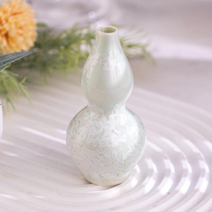 KAMMAK Colored Ceramic Vase, Beautiful Hand-Painted Decorative Vase, Modern Art Porcelain Vase for Flower Mantle Dining Table Centerpiece, Entryway Living Room Wedding...