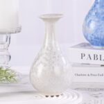 KAMMAK Colored Ceramic Vase, Beautiful Hand-Painted Decorative Vase, Modern Art Porcelain Vase for Flower Mantle Dining Table Centerpiece, Entryway Living Room Wedding...