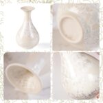 KAMMAK Colored Ceramic Vase, Beautiful Hand-Painted Decorative Vase, Modern Art Porcelain Vase for Flower Mantle Dining Table Centerpiece, Entryway Living Room Wedding...