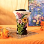 KAMMAK Colored Ceramic Vase, Beautiful Hand-Painted Decorative Vase, Modern Art Porcelain Vase for Flower Mantle Dining Table Centerpiece, Entryway Living Room Wedding...