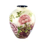 KAMMAK Colored Ceramic Vase, Beautiful Hand-Painted Decorative Vase, Modern Art Porcelain Vase for Flower Mantle Dining Table Centerpiece, Entryway Living Room Wedding...