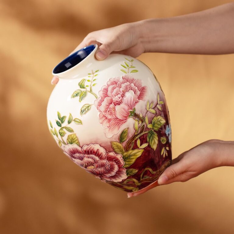 KAMMAK 8HPYZF006 ceramic vase detail image 4 in product description