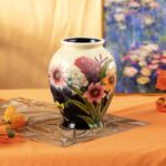 KAMMAK Colored Ceramic Vase, Beautiful Hand-Painted Decorative Vase, Modern Art Porcelain Vase for Flower Mantle Dining Table Centerpiece, Entryway Living Room Wedding...