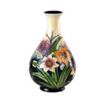 KAMMAK Colored Ceramic Vase, Beautiful Hand-Painted Decorative Vase, Modern Art Porcelain Vase for Flower Mantle Dining Table Centerpiece, Entryway Living Room Wedding...