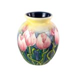 KAMMAK Colored Ceramic Vase, Beautiful Hand-Painted Decorative Vase, Modern Art Porcelain Vase for Flower Mantle Dining Table Centerpiece, Entryway Living Room Wedding...
