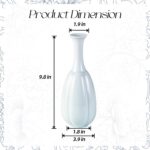 KAMMAK Colored Ceramic Vase, Beautiful Hand-Painted Decorative Vase, Modern Art Porcelain Vase for Flower Mantle Dining Table Centerpiece, Entryway Living Room Wedding...