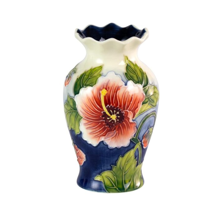 KAMMAK Colored Ceramic Vase, Beautiful Hand-Painted Decorative Vase, Modern Art Porcelain Vase for Flower Mantle Dining Table Centerpiece, Entryway Living Room Wedding...