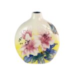 KAMMAK Colored Ceramic Vase, Beautiful Hand-Painted Decorative Vase, Modern Art Porcelain Vase for Flower Mantle Dining Table Centerpiece, Entryway Living Room Wedding...