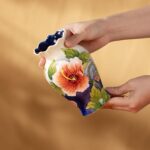 KAMMAK Colored Ceramic Vase, Beautiful Hand-Painted Decorative Vase, Modern Art Porcelain Vase for Flower Mantle Dining Table Centerpiece, Entryway Living Room Wedding...