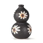 KAMMAK Colored Ceramic Vase, Beautiful Hand-Painted Decorative Vase, Modern Art Porcelain Vase for Flower Mantle Dining Table Centerpiece, Entryway Living Room Wedding...