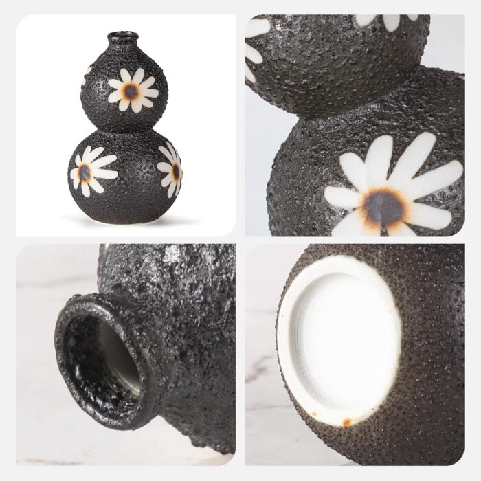 KAMMAK Colored Ceramic Vase, Beautiful Hand-Painted Decorative Vase, Modern Art Porcelain Vase for Flower Mantle Dining Table Centerpiece, Entryway Living Room Wedding...