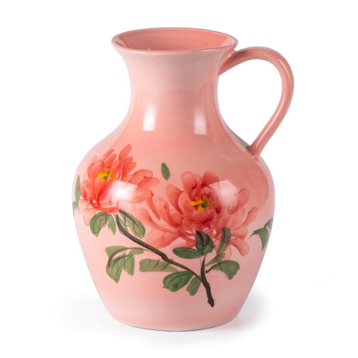 KAMMAK Colored Ceramic Vase, Beautiful Hand-Painted Decorative Vase, Modern Art Porcelain Vase for Flower Mantle Dining Table Centerpiece, Entryway Living Room Wedding...