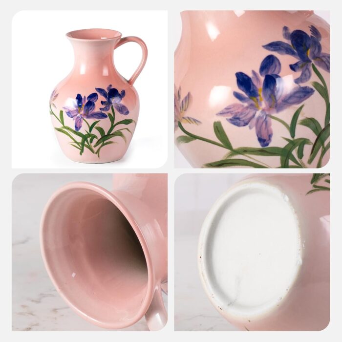 KAMMAK Colored Ceramic Vase, Beautiful Hand-Painted Decorative Vase, Modern Art Porcelain Vase for Flower Mantle Dining Table Centerpiece, Entryway Living Room Wedding...