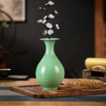 KAMMAK Colored Ceramic Vase, Beautiful Hand-Painted Decorative Vase, Modern Art Porcelain Vase for Flower Mantle Dining Table Centerpiece, Entryway Living Room Wedding...