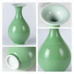 KAMMAK Colored Ceramic Vase, Beautiful Hand-Painted Decorative Vase, Modern Art Porcelain Vase for Flower Mantle Dining Table Centerpiece, Entryway Living Room Wedding...