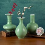 KAMMAK Colored Ceramic Vase, Beautiful Hand-Painted Decorative Vase, Modern Art Porcelain Vase for Flower Mantle Dining Table Centerpiece, Entryway Living Room Wedding...