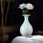 KAMMAK Colored Ceramic Vase, Beautiful Hand-Painted Decorative Vase, Modern Art Porcelain Vase for Flower Mantle Dining Table Centerpiece, Entryway Living Room Wedding...