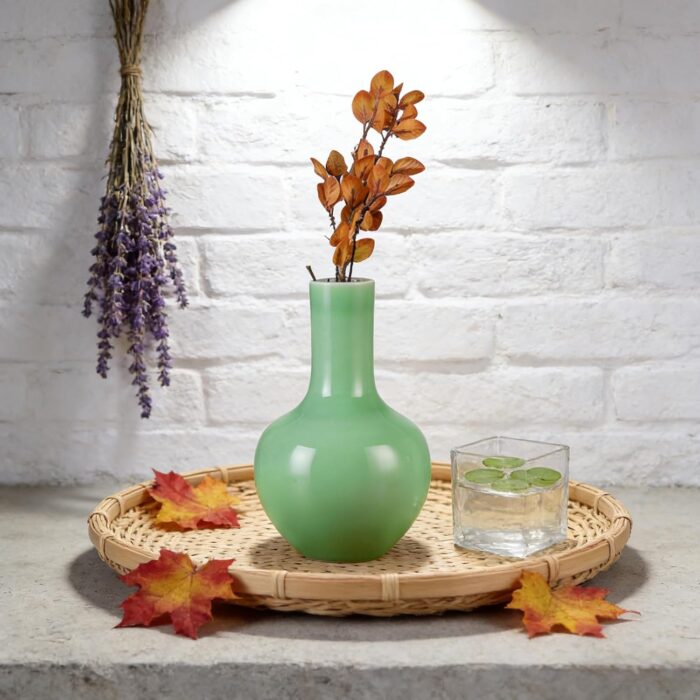 KAMMAK Colored Ceramic Vase, Beautiful Hand-Painted Decorative Vase, Modern Art Porcelain Vase for Flower Mantle Dining Table Centerpiece, Entryway Living Room Wedding...