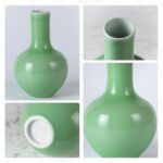 KAMMAK Colored Ceramic Vase, Beautiful Hand-Painted Decorative Vase, Modern Art Porcelain Vase for Flower Mantle Dining Table Centerpiece, Entryway Living Room Wedding...