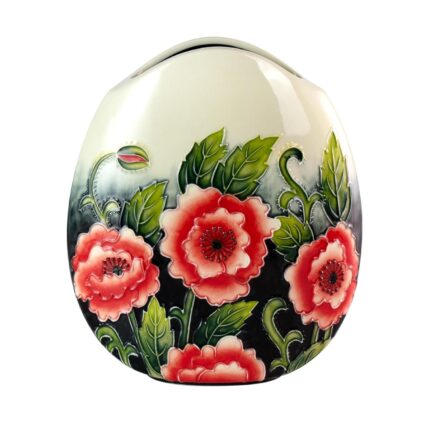 KAMMAK Colored Ceramic Vase, Beautiful Hand-Painted Decorative Vase, Modern Art Porcelain Vase for Flower Mantle Dining Table Centerpiece, Entryway Living Room Wedding...